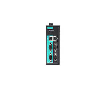 Moxa NPort IA5450AI - 4-port RS-232/422/485 serial device server with 2 KV isolation, 10/100MBaseT(X), 1KV serial surge by MOXA